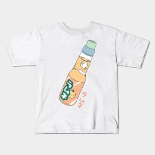 Kawaii Orange Soda Drink Kids T-Shirt